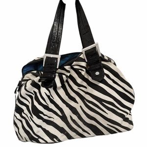 Zebra print handbag